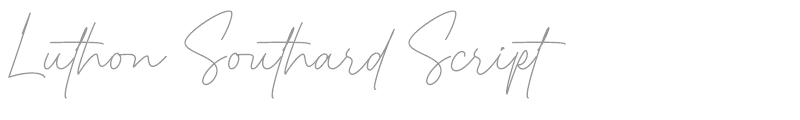 Luthon Southard Script
